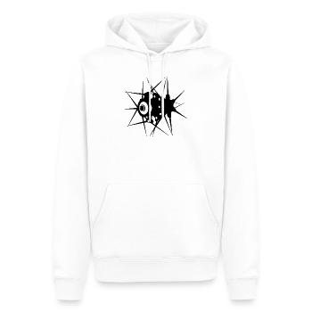 Spoke Bicycle Gift Bicycle Sport - Men’s Premium Organic Hoodie - white - Front - Nico (187cm)
