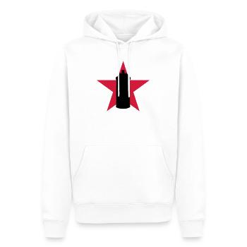 Graffiti / Tag / Writer / Street Art - Männer Premium Bio Hoodie - Weiß - Vorne - Nico (187cm)