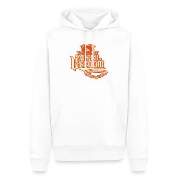 T-Shirt Usedom vintage – Ostsee Streetwear Design - Sweat à capuche Premium bio Homme - blanc - Devant - Nico (187cm)