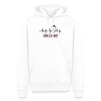 BBQ Grillen Grillchef Grill Chef Grillmeister - Männer Premium Bio Hoodie - Weiß - Vorne - Nico (187cm)
