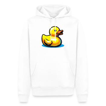 Ente Ente Ente Ente Ente - Männer Premium Bio Hoodie - Weiß - Vorne - Nico (187cm)