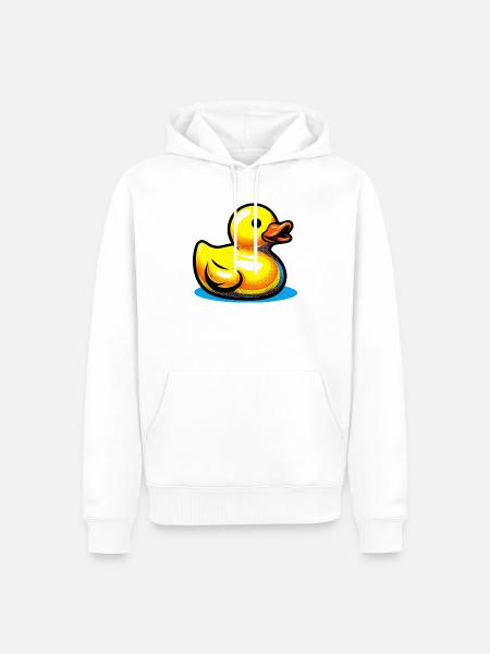 Duckling Duck Duck Duck - Men’s Premium Organic Hoodie - white