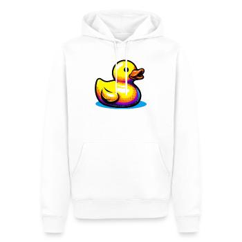 Duckling Duck Duck Duck - Men’s Premium Organic Hoodie - white - Front - Nico (187cm)