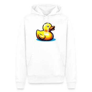 Ente Ente Ente Ente Ente - Männer Premium Bio Hoodie - Weiß - Vorne - Nico (187cm)