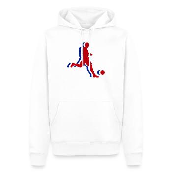 Fussball Frankreich Fan France Soccer - Männer Premium Bio Hoodie - Weiß - Vorne - Nico (187cm)