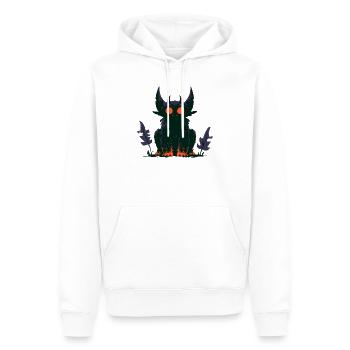 Little Shadow Demon - Männer Premium Bio Hoodie - Weiß - Vorne - Nico (187cm)