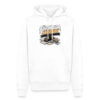 Fliesnlega Kniefoi vorm Haundwerk - Männer Premium Bio Hoodie - Weiß - Vorne - Nico (187cm)