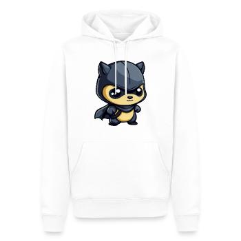 Stealth Superhero Comic Style Design for Kids - Men’s Premium Organic Hoodie - white - Front - Nico (187cm)
