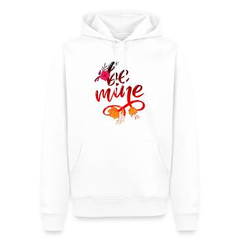 Beautiful female paint art Face colorful woman - Men’s Premium Organic Hoodie - white - Front - Nico (187cm)