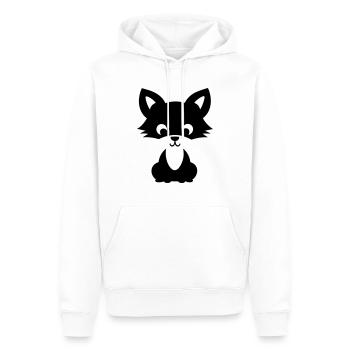 Fuchs - Männer Premium Bio Hoodie - Weiß - Vorne - Nico (187cm)
