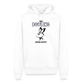 Bowling Ostern Bowlingspieler Oster Outfit - Männer Premium Bio Hoodie - Weiß - Vorne - Nico (187cm)