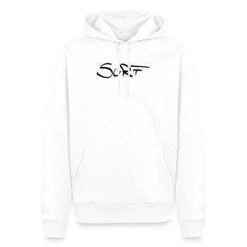 SURFER - Sweat à capuche Premium bio Homme - blanc - Devant - Nico (187cm)