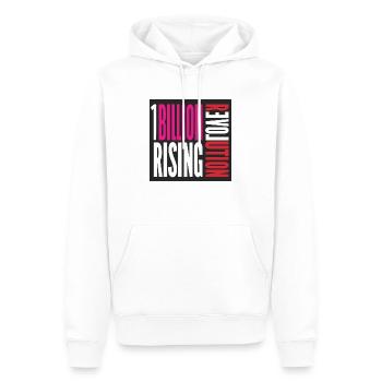 get ready for the OBR Rev - Männer Premium Bio Hoodie - Weiß - Vorne - Nico (187cm)