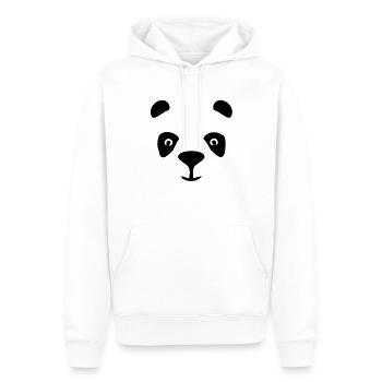 panda - Sweat à capuche Premium bio Homme - blanc - Devant - Nico (187cm)