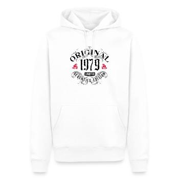 Goth 1979 - Männer Premium Bio Hoodie - Weiß - Vorne - Nico (187cm)