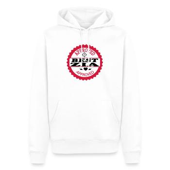 Approved best zia - Männer Premium Bio Hoodie - Weiß - Vorne - Nico (187cm)