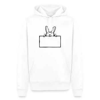 Shield Comic Bunnies - Men’s Premium Organic Hoodie - white - Front - Nico (187cm)