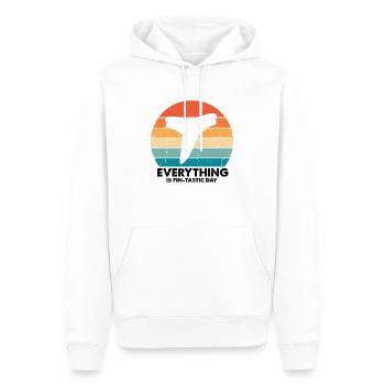 Paleontologist Designs Fossil Hunter Student - Men’s Premium Organic Hoodie - white - Front - Nico (187cm)