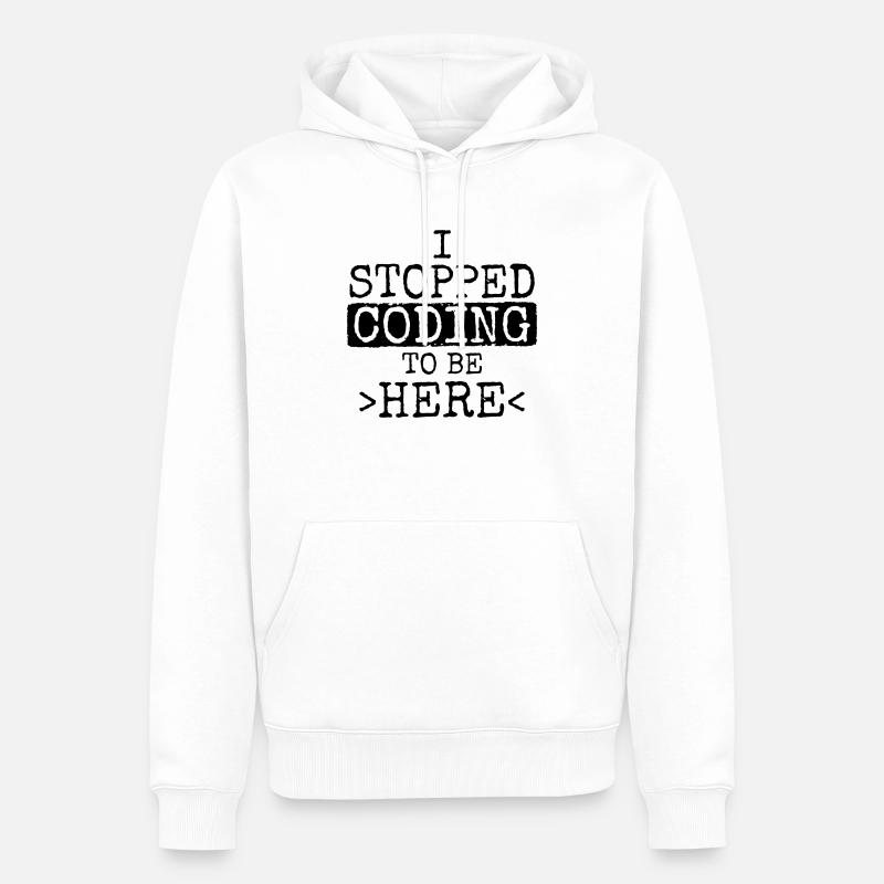 Software Ingenieur Informatiker Programmierer - Männer Premium Bio Hoodie - Weiß
