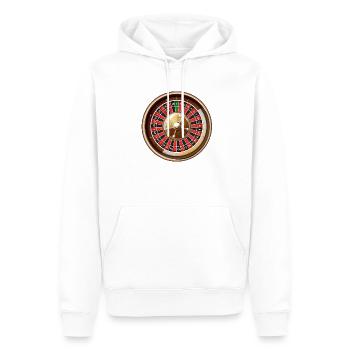 boardgame chess backgammon game night - Männer Premium Bio Hoodie - Weiß - Vorne - Nico (187cm)