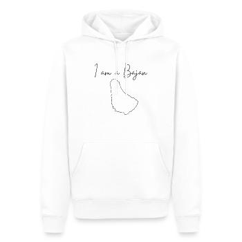 4642221A 542B 4CC5 948F 336345C585E3 - Sweat à capuche Premium bio Homme - blanc - Devant - Nico (187cm)