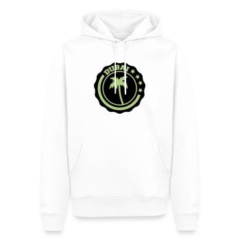 dubai - Männer Premium Bio Hoodie - Weiß - Vorne - Nico (187cm)