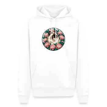 Chat de race Ragdoll - Sweat à capuche Premium bio Homme - blanc - Devant - Nico (187cm)