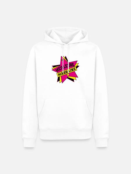 BESTE STORY - Männer Premium Bio Hoodie - Weiß