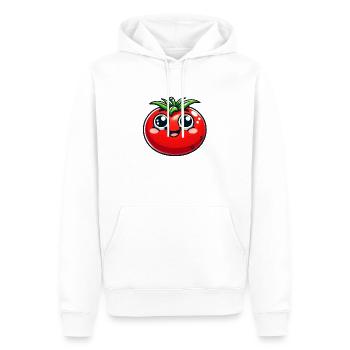 tomate - Männer Premium Bio Hoodie - Weiß - Vorne - Nico (187cm)