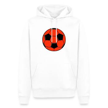 Football - Sweat à capuche Premium bio Homme - blanc - Devant - Nico (187cm)