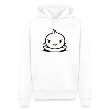 oiseau mal trou inférieur majeur montrer mauvais garçon - Sweat à capuche Premium bio Homme - blanc - Devant - Nico (187cm)