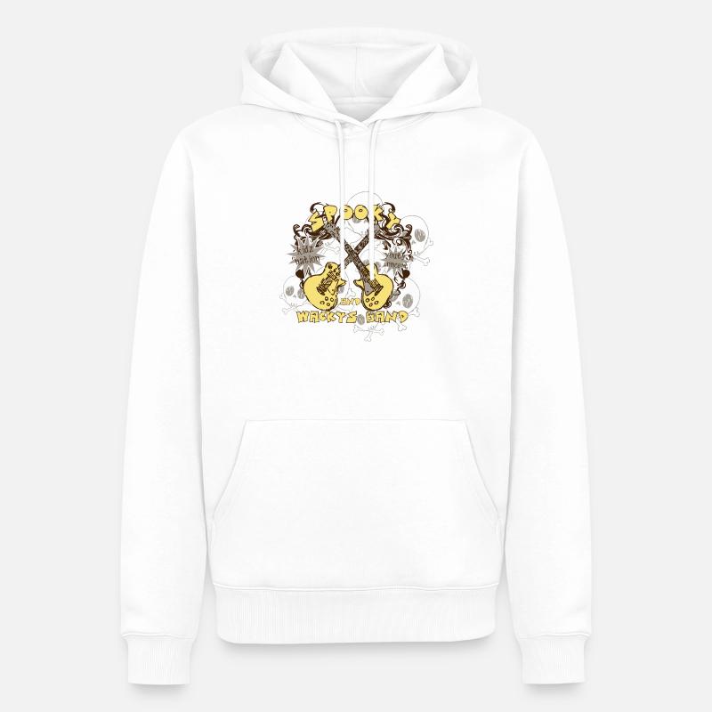 Spooky - Männer Premium Bio Hoodie - Weiß