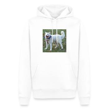 Cohen ganz weiss - Männer Premium Bio Hoodie - Weiß - Vorne - Nico (187cm)
