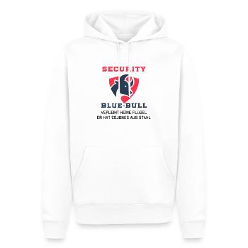 IMG 0404 - Männer Premium Bio Hoodie - Weiß - Vorne - Nico (187cm)