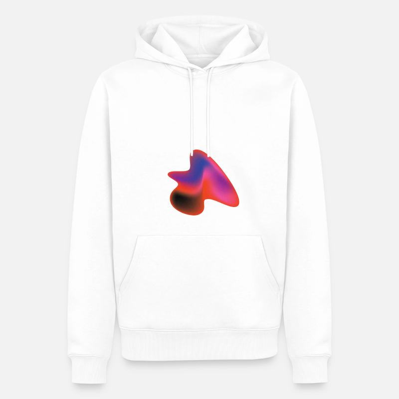 ART MODERNE - Sweat à capuche Premium bio Homme - blanc