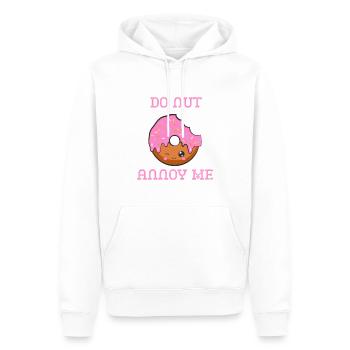 Do nut annoy me | Donut Saying - Men’s Premium Organic Hoodie - white - Front - Nico (187cm)