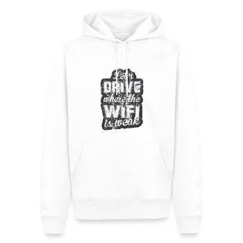 Camping Camper Outdoor Sommer Design - Männer Premium Bio Hoodie - Weiß - Vorne - Nico (187cm)