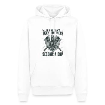 Feuerwehrmann Feuerwehr & Sprüche - Männer Premium Bio Hoodie - Weiß - Vorne - Nico (187cm)