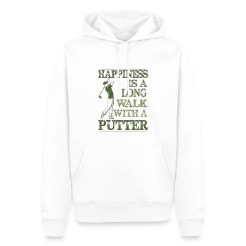 Golf Geschenk Witz Golfspieler Golfer - Männer Premium Bio Hoodie - Weiß - Vorne - Nico (187cm)