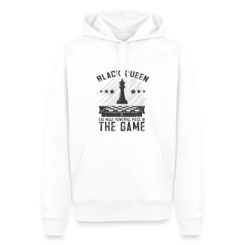 Lusitger Schachspieler Spruch I Schach - Männer Premium Bio Hoodie - Weiß - Vorne - Nico (187cm)