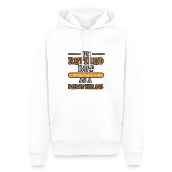 Rentner Sprüche & Geschenke Ruhestand - Männer Premium Bio Hoodie - Weiß - Vorne - Nico (187cm)