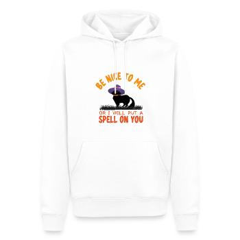 Grusel Halloweenspruch Spruch Halloween - Männer Premium Bio Hoodie - Weiß - Vorne - Nico (187cm)