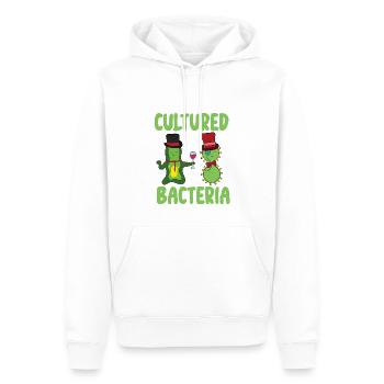 Biologie Lehrer Motiv Naturwissenschaft - Männer Premium Bio Hoodie - Weiß - Vorne - Nico (187cm)