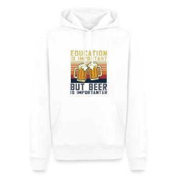Feiern Bier Party Spruch I Biertrinken - Männer Premium Bio Hoodie - Weiß - Vorne - Nico (187cm)