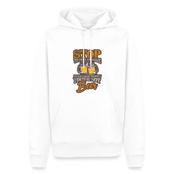 Feiern Bier Party Spruch I Biertrinken - Männer Premium Bio Hoodie - Weiß - Vorne - Nico (187cm)