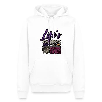 Winzer Wein Spruch für Weinliebhaber - Männer Premium Bio Hoodie - Weiß - Vorne - Nico (187cm)