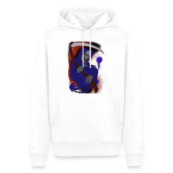 Soul Reaper - Männer Premium Bio Hoodie - Weiß - Vorne - Nico (187cm)