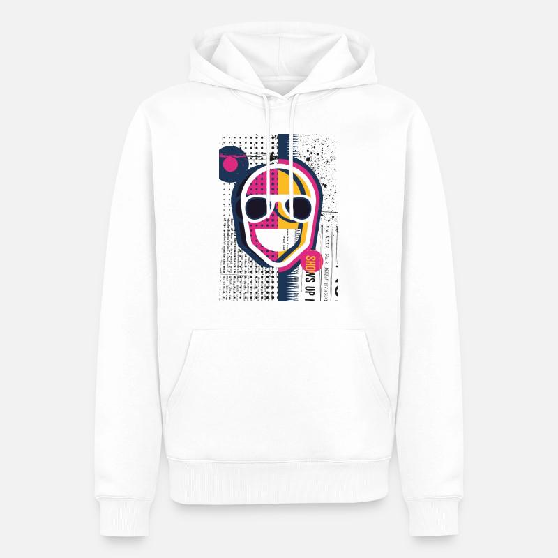 Fun Joke MBP - Sweat à capuche Premium bio Homme - blanc