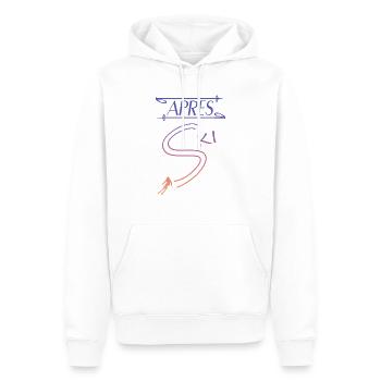 Apres Ski ski - Männer Premium Bio Hoodie - Weiß - Vorne - Nico (187cm)