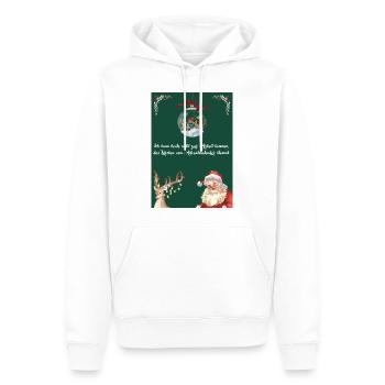 Gute Ausrede - Männer Premium Bio Hoodie - Weiß - Vorne - Nico (187cm)